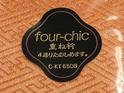 平和屋着物▼和装小物　重ね衿まとめて5点　箔散らし　リバーシブル　金通し地　金銀彩　暈し染め　逸品　未使用品あり　AABI6791ay