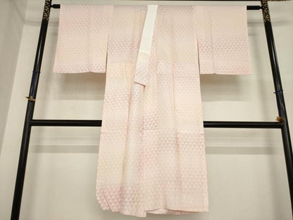 平和屋着物●長襦袢　無双仕立て　鱗文様　正絹　逸品　未使用　AABI6855ck