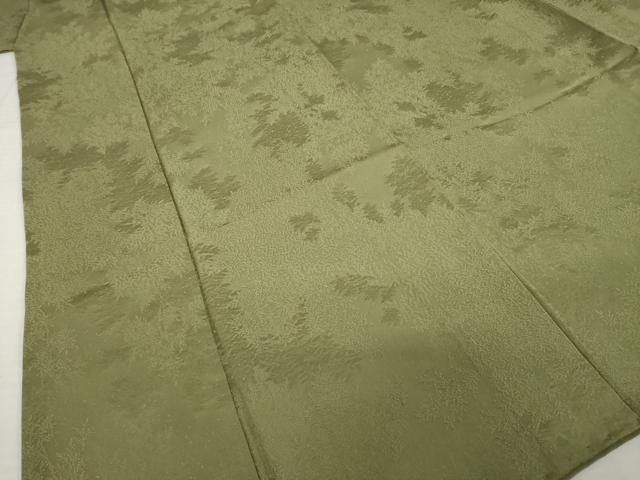平和屋着物●上質な色無地　肥後煤竹色　銀座越後屋扱い　正絹　逸品　AABI6863ck