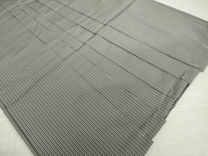 平和屋着物●男性　本場竹鳳平　馬乗り袴　縞　正絹　逸品　AABI6879ck