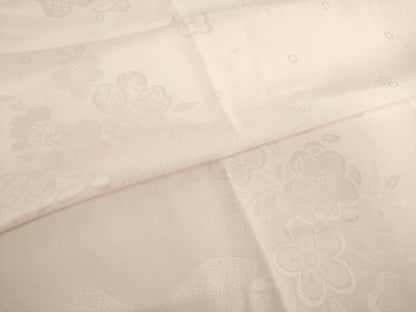 平和屋着物●振袖用長襦袢　無双仕立て　舞花地紋　暈し染め　正絹　逸品　AABI6882ck