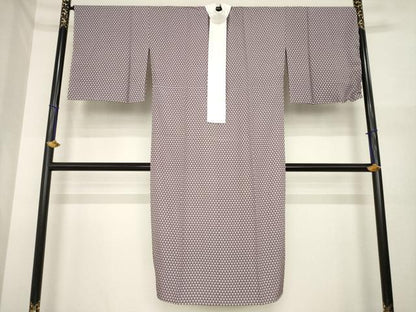 平和屋着物●長襦袢　無双仕立て　鱗文様　正絹　逸品　AABI6903ck