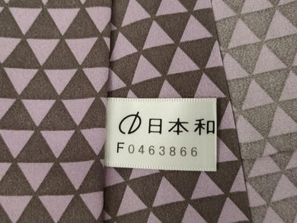 平和屋着物●長襦袢　無双仕立て　鱗文様　正絹　逸品　AABI6903ck