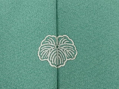 平和屋着物●訪問着　友禅　作家物　峰山　雪輪花文　正絹　逸品　AABI6906ck
