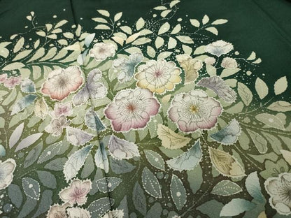 平和屋着物●訪問着　作家物　辻が花　絞り　さが美扱い　正絹　逸品　AABI6907ck