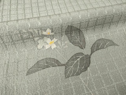 平和屋着物●染色作家　寺島利男　訪問着　舞花文　ロング丈　正絹　逸品　AABI6912ck