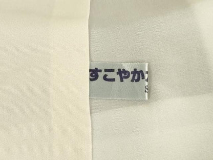 平和屋着物●上質な小紋　螺鈿　斜縞花文　暈し染め　金彩　正絹　逸品　AABI6915ck