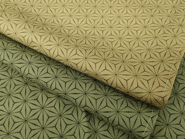 平和屋着物●長襦袢　無双仕立て　麻の葉文様　正絹　逸品　未使用　AABI6916ck