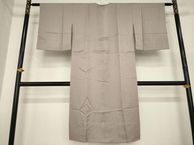 平和屋着物●長襦袢　無双仕立て　鱗地紋　薄柿色　やまと誂製　正絹　逸品　未使用　AABI6923ck