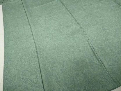 平和屋着物●上質な小紋　墨流し文様　正絹　逸品　AABI6930ck