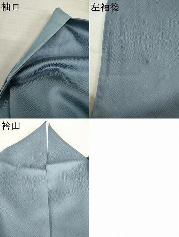 平和屋着物●染色作家　斉藤三才　訪問着　花鳥文　暈し染め　金彩　正絹　逸品　AABI6931ck