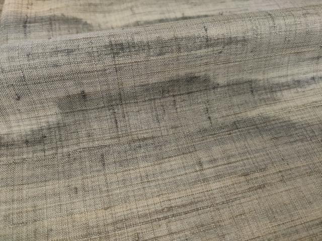 平和屋着物●訪問着　紬地　霞文　暈し染め　ロング丈　正絹　逸品　AABI6939ck
