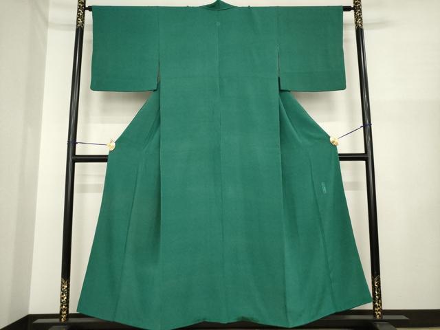 平和屋着物●重要無形文化財　人間国宝　中村勇二郎　江戸小紋　古代菊　正絹　逸品　AABI6946ck