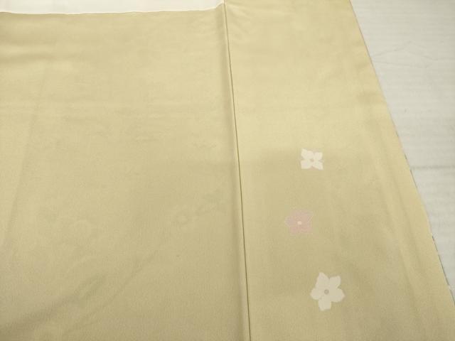 平和屋着物●訪問着　作家物　利秋　流水花丸文　暈し染め　正絹　逸品　AABI6952ck