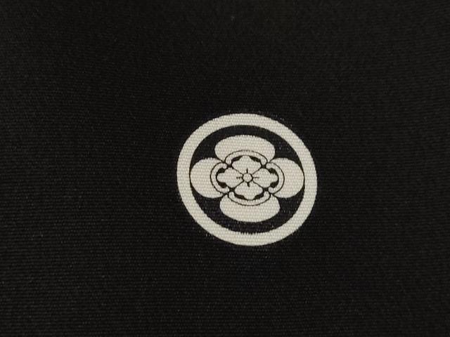 平和屋着物●豪華黒留袖　蘇州刺繍　飛鶴風景松文　正絹　逸品　AABI6955ck