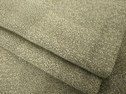 平和屋着物●江戸小紋　色紙草花文　正絹　逸品　AABI6960ck
