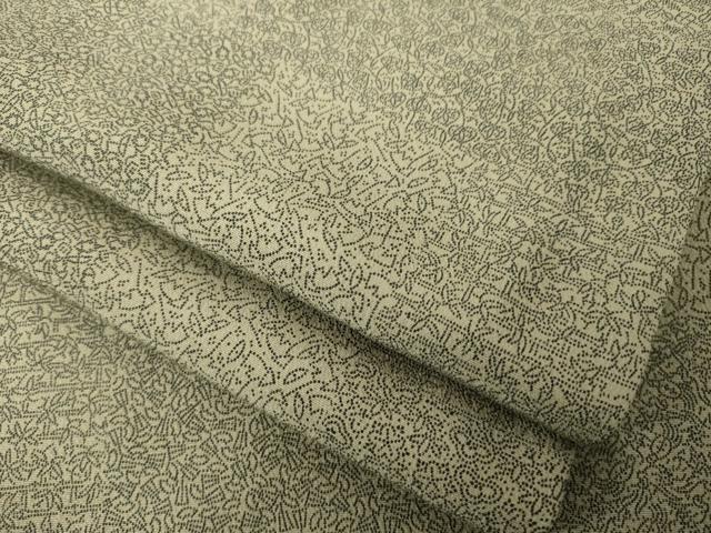 平和屋着物●江戸小紋　色紙草花文　正絹　逸品　AABI6960ck