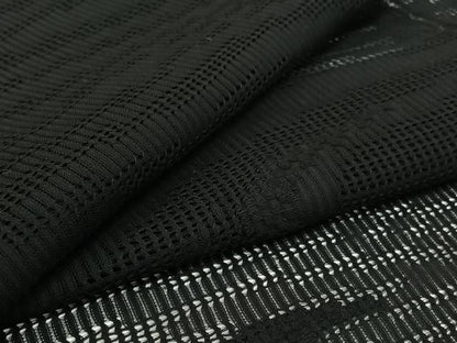 平和屋着物▽羽織　スリーシーズン　春夏秋　塵除け　流水文　黒地　正絹　逸品　AABI6966jh