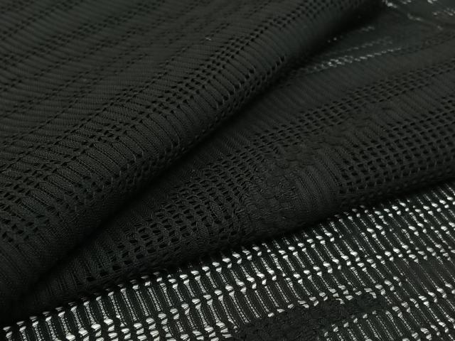 平和屋着物▽羽織　スリーシーズン　春夏秋　塵除け　流水文　黒地　正絹　逸品　AABI6966jh
