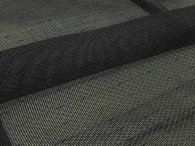 平和屋着物▽羽織　スリーシーズン　春夏秋　塵除け　横段文　反端付き　正絹　逸品　AABI6970jh