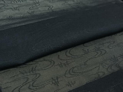 平和屋着物▽羽織　スリーシーズン　春夏秋　塵除け　流水文　正絹　逸品　AABI6971jh