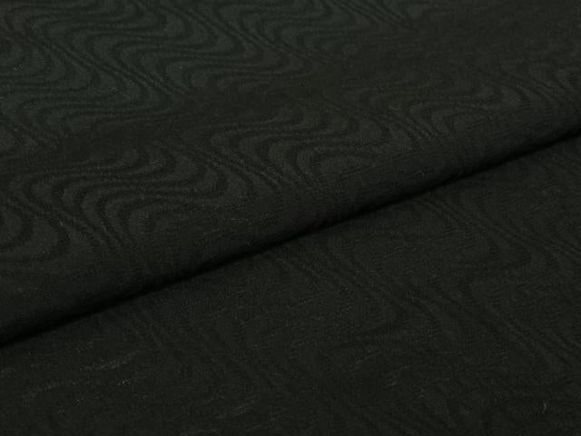 平和屋着物▽羽織　スリーシーズン　春夏秋　塵除け　流水地紋　暗黒色　黒地　正絹　逸品　AABI6973jh