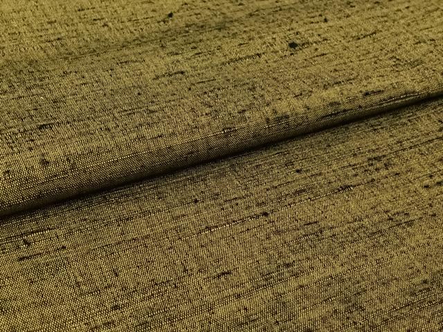 平和屋着物▽上質な紬　単衣　霞文　正絹　逸品　AABI6999jh
