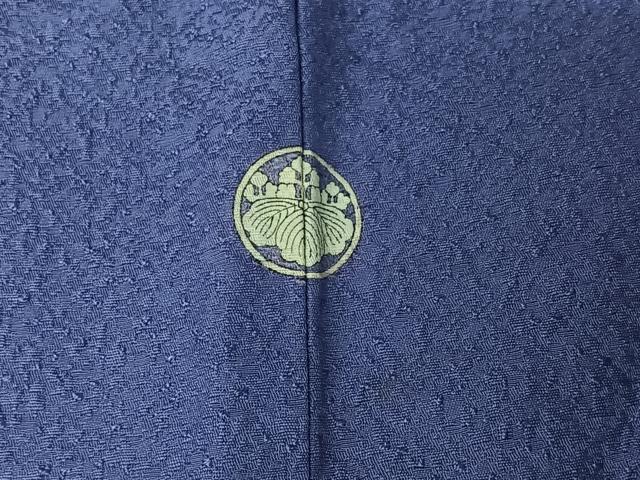 平和屋着物▽上質な色無地　単衣　藤納戸色　正絹　逸品　AABI7005jh