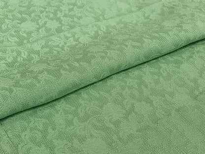 平和屋着物▽道中着　スリーシーズン　春夏秋　塵除け　草花文　正絹　逸品　AABI7041jh