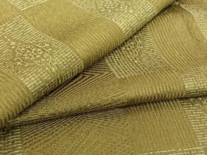 平和屋着物▽上質な小紋　単衣　正倉院花文　正絹　逸品　AABI7044jh