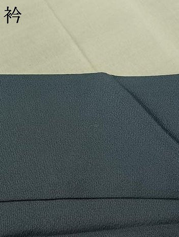 平和屋着物▽上質な小紋　単衣　間道　正絹　逸品　AABI7065jh