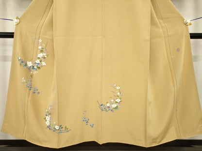 平和屋着物●訪問着　友禅　作家物　花丸文　正絹　逸品　AABI7084ck