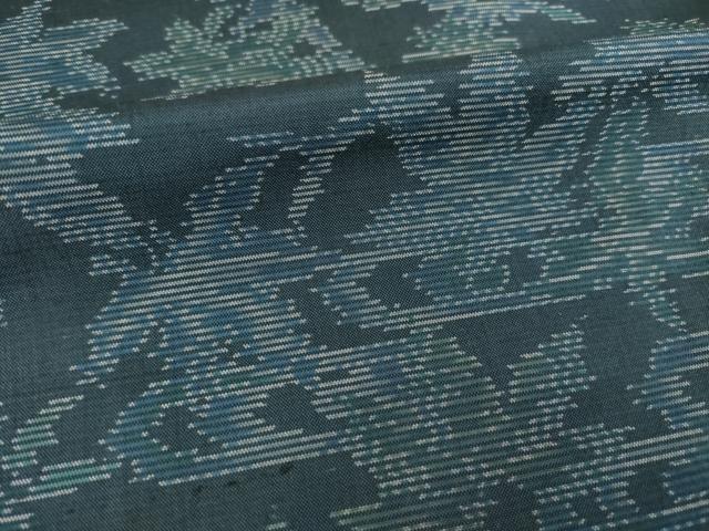 平和屋着物●本場大島紬　竜田川　正絹　逸品　AABI7089ck