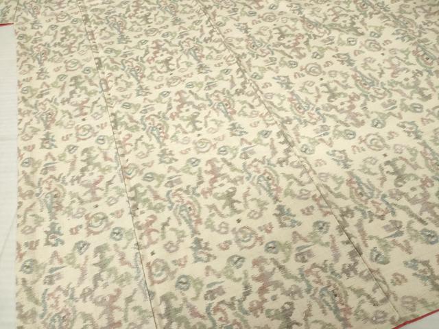 平和屋着物●小千谷紬　正絹　逸品　AABI7090ck