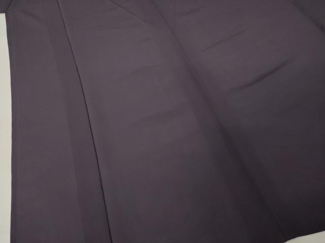 平和屋着物＊夏物　色無地　絽　黒紅色　正絹　逸品　AABI7121ck