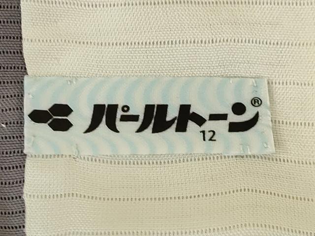 平和屋着物＊夏物　色無地　絽　源氏鼠色　正絹　逸品　AABI7126ck