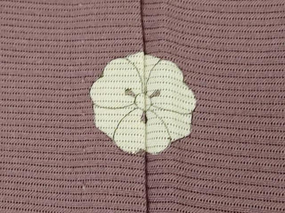 平和屋着物＊夏物　色無地　絽　濃色　正絹　逸品　AABI7128ck