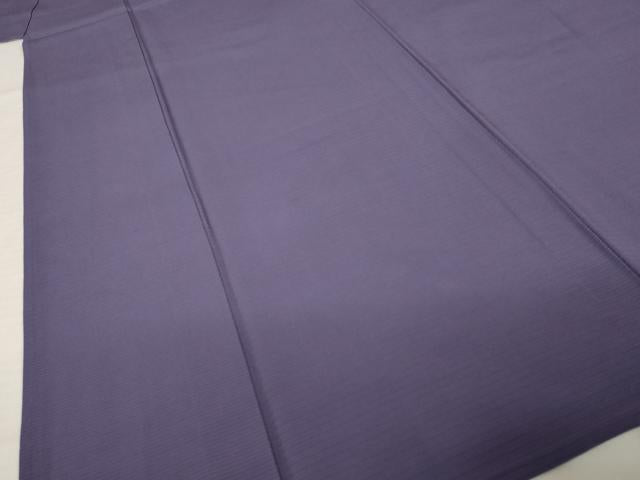 平和屋着物＊夏物　色無地　絽　濃鼠色　正絹　逸品　AABI7132ck