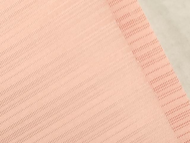 平和屋着物＊夏物　色無地　変わり絽　宍色　正絹　逸品　AABI7133ck