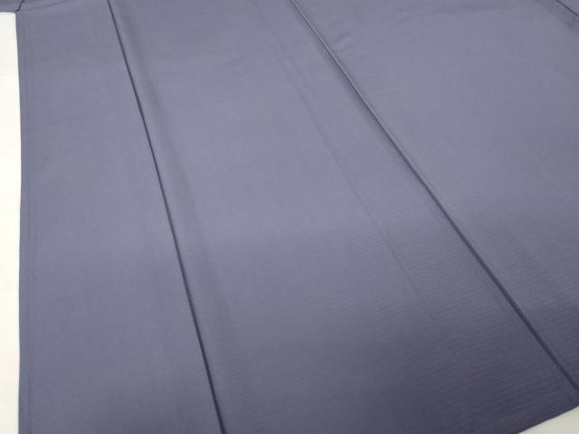 平和屋着物＊夏物　色無地　絽　濃鼠色　正絹　逸品　AABI7134ck