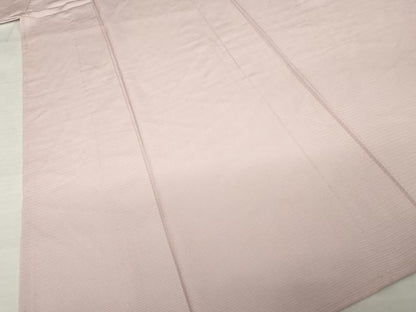 平和屋着物＊夏物　色無地　絽　薄柿色　正絹　逸品　AABI7137ck
