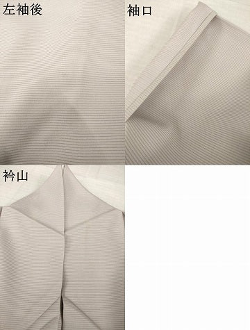 平和屋着物＊夏物　色無地　絽　薄柿色　正絹　逸品　AABI7139ck