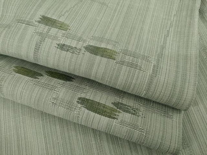 平和屋着物＊夏物　小紋　霞文　正絹　逸品　AABI7140ck