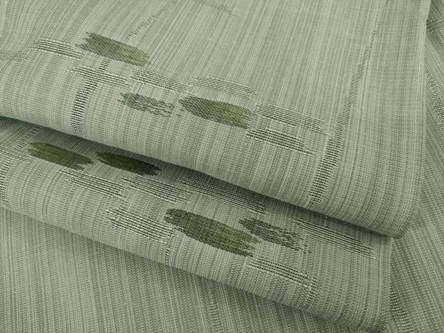 平和屋着物＊夏物　小紋　霞文　正絹　逸品　AABI7140ck
