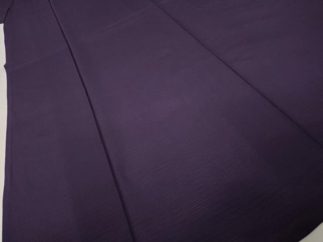 平和屋着物＊夏物　色無地　絽　黒紅色　正絹　逸品　AABI7142ck