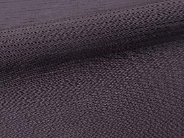 平和屋着物＊夏物　色無地　絽　黒紅色　ロング丈　正絹　逸品　AABI7146ck