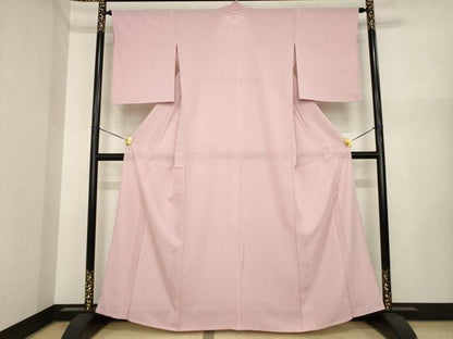 平和屋着物＊夏物　色無地　絽　虹色　正絹　逸品　AABI7148ck