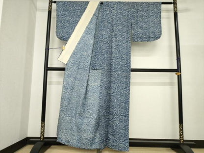 平和屋着物＊夏物　小紋　花尽くし　洗える着物　AABI7154ck