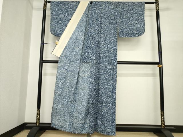 平和屋着物＊夏物　小紋　花尽くし　洗える着物　AABI7154ck