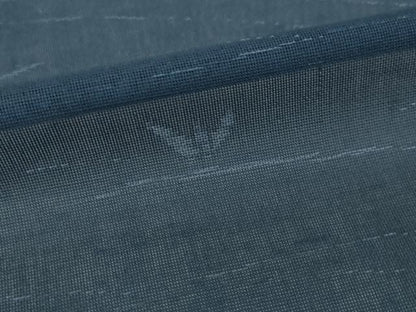 平和屋着物＊夏物　小紋　紗　枝葉文　正絹　逸品　AABI7156ck